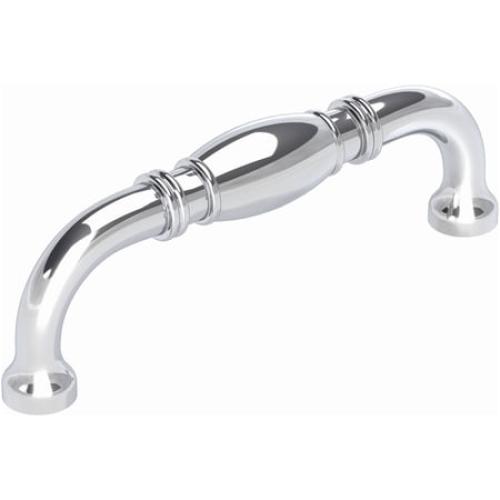 Amerock Granby 3-3/4 in (96 mm) Center-to-Center Polished Chrome Cabinet Pull