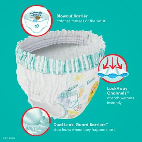 160 Pack of Size 3 Pampers Cruisers 360 Diapers Size 3, 168 Count (Select for More Options)
