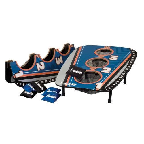 Franklin Sports 3 Hole Cornhole Foldable Toss Set - Includes 6 Bean Bags