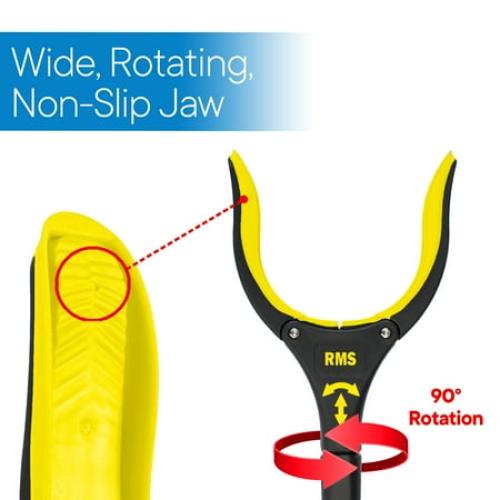 2-Pack 32 Inch and 19 Inch Grabber Reacher with Rotating Jaw - Mobility Aid Reaching Assist Tool