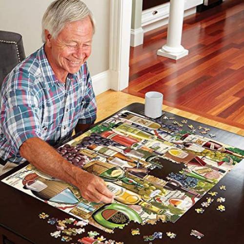White Mountain® Love Stamps Jigsaw Puzzle