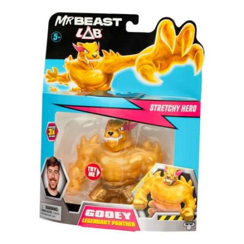 MrBeast Lab Heroes of Goo Jit Zu Goo Legendary Panther Action Figure, Ages 5