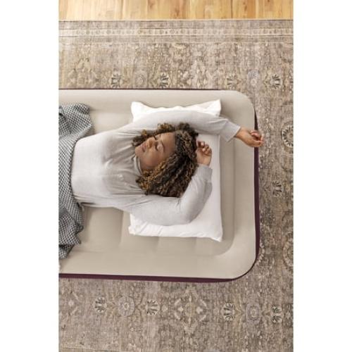 Bestway Maroon 20 Twin Air Mattress with Built-in Pump