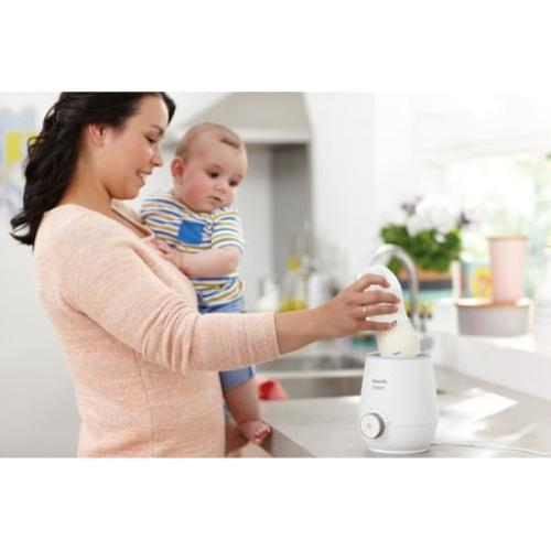 Philips Avent Fast Baby Bottle Warmer with Smart Temperature Control and Automatic Shut-Off SCF358/00