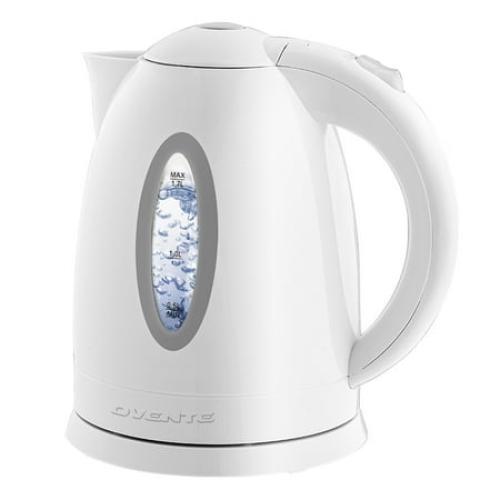 Ovente 1.7 Liter BPA Free Cordless Electric Kettle, White (KP72W)