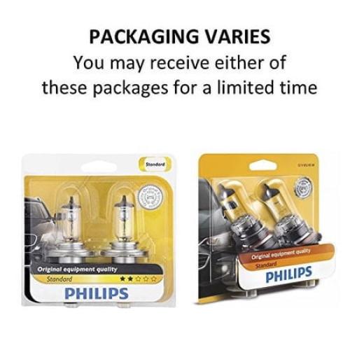 2 pack Philips H7 Standard Halogen Replacement Headlight Bulb, 2 Pack
