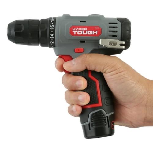 Hyper Tough 12V Max Cordless Drill Project Kit, 55-Piece, Holiday Gift