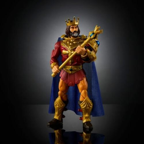 Masters of the Universe Masterverse New Eternia King Randor MOTU Action Figure Toy, 30 Articulations