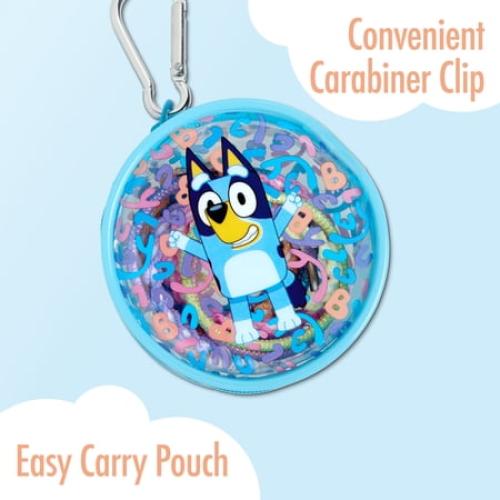 Goody Bluey Kid Hair Elastics 10 Pack with Bluey Storage Pouch