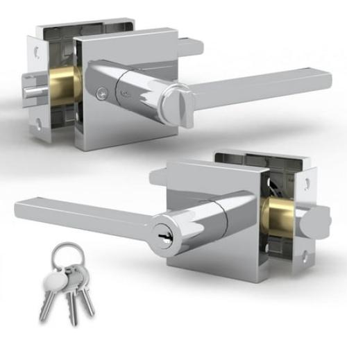 Mega Handles | Prime Entry Lever | Polished Chrome