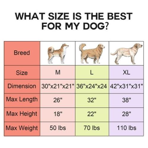 Ashfield & Harkness: Collapsible Soft Dog Crate - 42 - Gray, Sherpa Lined Mat, Durable Mesh Windows, Portable Foldable Pet Kennel, Indoor & Outdoor