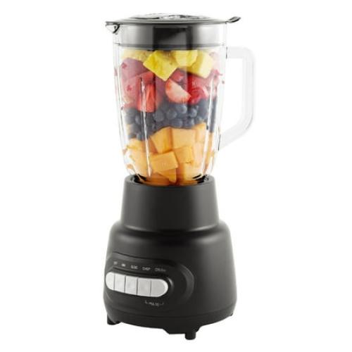 (white) Mainstays 5-Speed Glass Blender with 48 Oz Jar and Ice-Crushing Motor