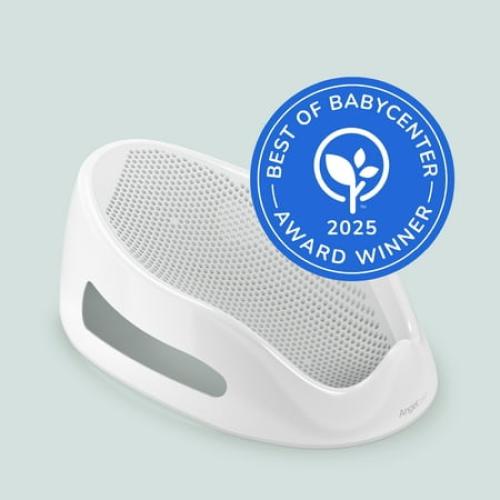 Angelcare Baby Bathtub Support Seat, Ideal for Babies Less than 6 Months Old, Unisex, Gray, 1 Count