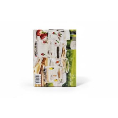 Fruit Design Glass Tumblers Set of 4 (14oz) missing a glass