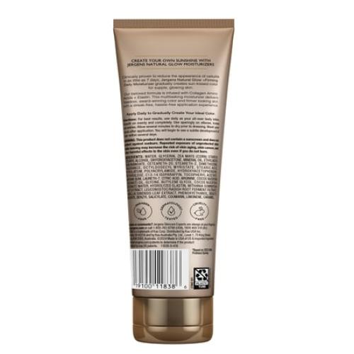 Jergens Natural Glow Firming Daily Moisturizer Medium to Tan Sunless Self Tanner Lotion, 7.5 oz