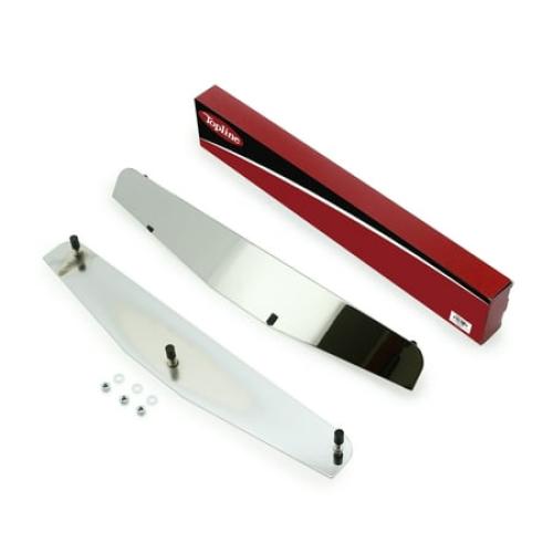 Topline Products TMUFW-152-1105 | 4 x 24 Chrome-Plated Steel Bottom Anti-Sail Mud Flap Weight | Industrial Strength | Rust Resistant | For Heavy Duty Trucks / Semis / Trailers (Pair)