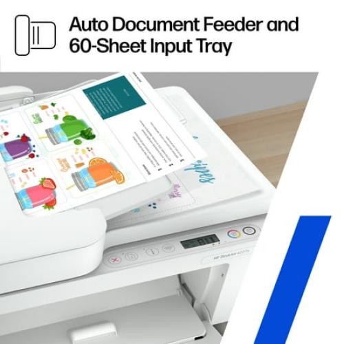 HP DeskJet 4252e Wireless All-in-One Color Inkjet Printer (White), Scanner, Copier, 3 months Free Instant Ink