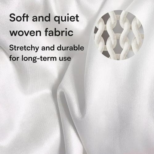 White 4 Pack Pillow Cases Covers Queen 20x30 (Inch) Zippered Niagara Sleep Solution