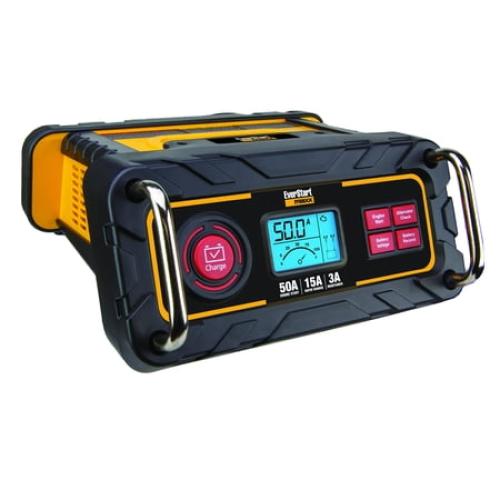 Everstart Maxx 15 Amp Automotive Battery Charger with 50 Amp Patented Engine Start (BC50BE)