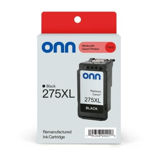 onn Canon PG-275XL High Yield Black Inkjet Cartridge (Remanufactured)
