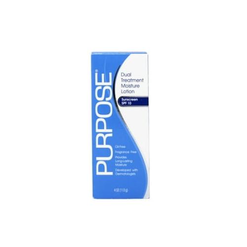 Bausch   Lomb Purpose Skincare Kit: Gentle Cleansing Wash, 6 fl oz & Dual Treatment Moisture Lotion with SPF 10, 4 oz - Dermatologist Developed, Oil-Free 1 Each