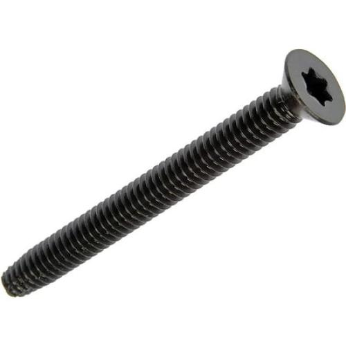 90 Qty 5/16-18 x 2-1/2 Flat Head Thread Cutting Floor Board Trailer Deck Screws | Black Phosphate | T40 Star Drive | Type F (BCP1220)