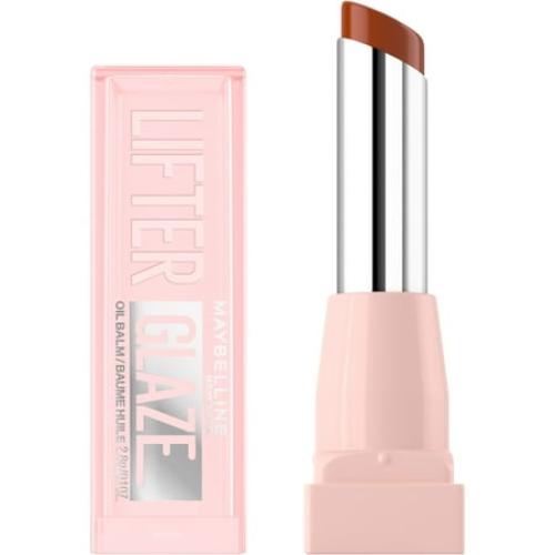 Maybelline Lifter Glaze Oil Balm with Hydrating Oil Blend, Latte Crush, 0.1 oz