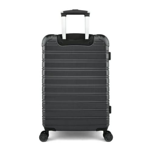 iFLY Hardside Fibertech Luggage 24 Checked Luggage, Black