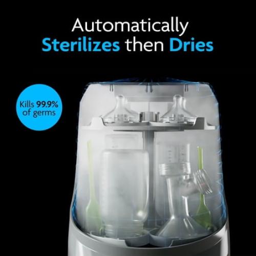 Baby Brezza Bottle Washer Pro - Baby Bottle Washer, Sterilizer   Dryer - All in One Machine Cleans Bottles, Pump Parts, & Sippy Cups - Replaces Hand Washing, Bottle Brushes and Drying Racks