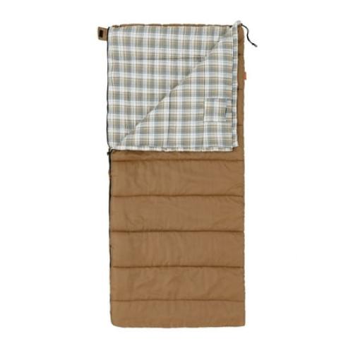 Ozark Trail 35F Flannel Lined Rectangle Adult Sleeping Bag - Brown (80 x 36)