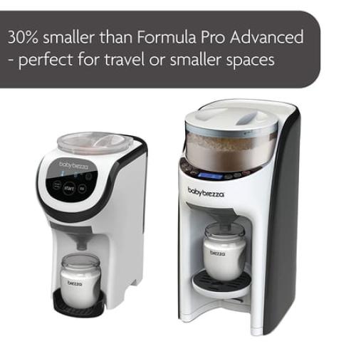 (missing accessories) Baby Brezza Formula Pro Mini Baby Formula Mixer Machine Fits Small Spaces and is Portable for Travel Bottle Makers Makes The Perfect Bottle for Your Infant On The Go, White