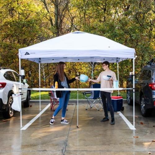Ozark Trail 10' x 10' Simple Push® Straight Leg Instant Canopy (100 Sq. ft.)