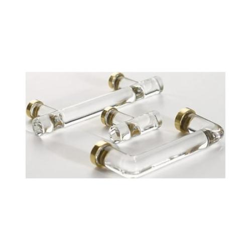 Emtek 86724 Modern Bar 4 Center To Center Cabinet Bar Pull From The Glass Collection -