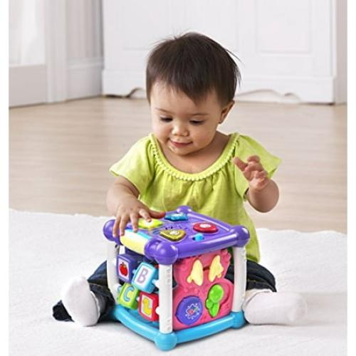VTech Busy Learners Activity Cube- Purple