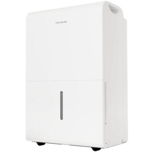 hOmeLabs 4,500 Sq. Ft WiFi-Enabled Energy Star Dehumidifier - Powerful Humidity Control for Large Rooms & Basements - Robust Moisture Removal 50 pint (Previously 70 Pint)