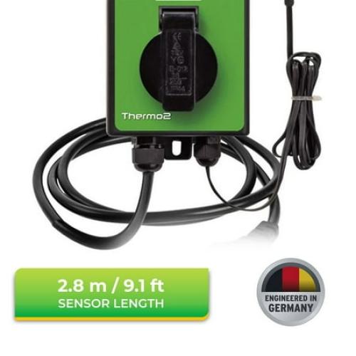 BioGreen TER2/US Thermo 2 Greenhouse Digital Thermostat, All Season Use