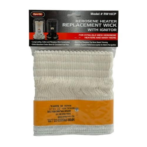 Dyna-Glo RW16CP Replacement Wick with Ignitor For WK95C8, RMC-95C6, RMC-95C6B and Similar Heaters