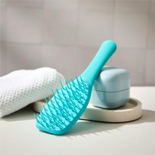 The Essential Detangler® by Tangle Teezer® for Extra Gentle Hair, Turquoise Green