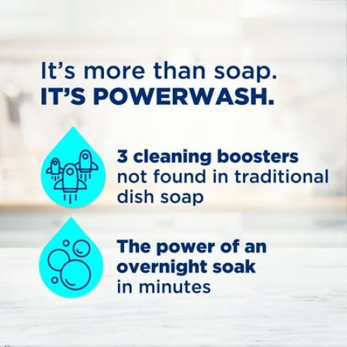 Dawn Powerwash Spray, Dish Soap, Dishwashing Liquid, Fresh, 1 Starter Kit   3 Refills, 64 Fl Oz