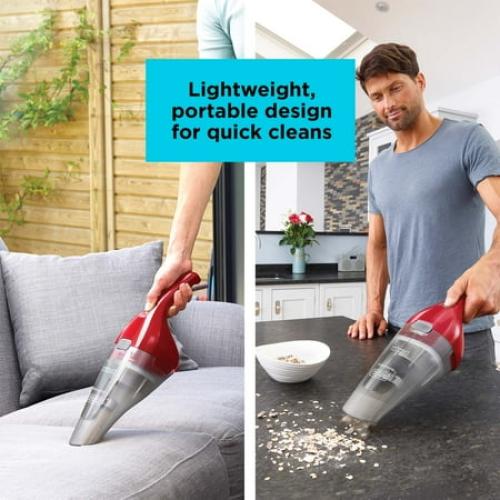 BLACK DECKER Dustbuster Cordless Handheld - Portable Car & Pet Hair Vacuum, HNVC115JB06