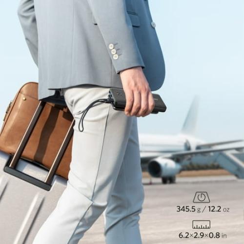 Anker PowerCore III Sense 20K USB-C Portable Battery Charger - Black