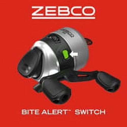 Zebco 33 bass and gamefish 5'8 medium action spincast combo with Strike King baits