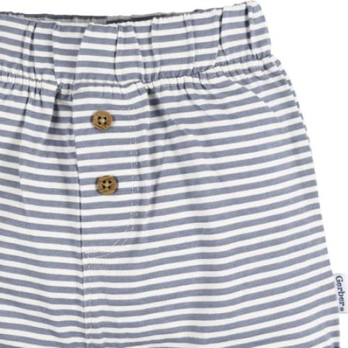 Gerber Baby Neutral Knit Shorts, 3-Pack, Sizes 12M