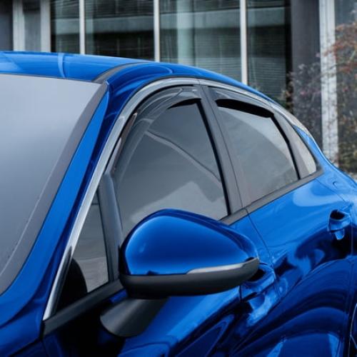 Goodyear Shatterproof In-Channel Window Deflectors for Kia K-5/K5 2021-2026, Rain Guards, Window Visors for Cars, Vent Deflector, Car Accessories, 4 pcs - GY008024