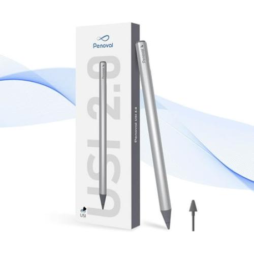 Penoval USI2.0 Stylus Pen for Chromebook, 4096 Levels Pressure for Lenovo chromebook Duet, ASUS chromebook C436, HP chromebook X360 12b, HP chromebook X360 14b Spare Tip Included, USI2.0