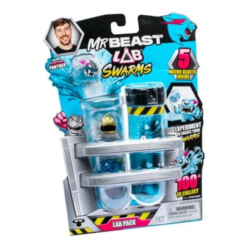 MrBeast Lab Swarms Lab 5 Pack, 1 inch Swarms Action Figures over 100 to Collect, Ages 5