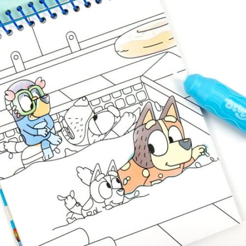 Bluey Aqua Art Pad, 8 Pages, Child, Ages 3
