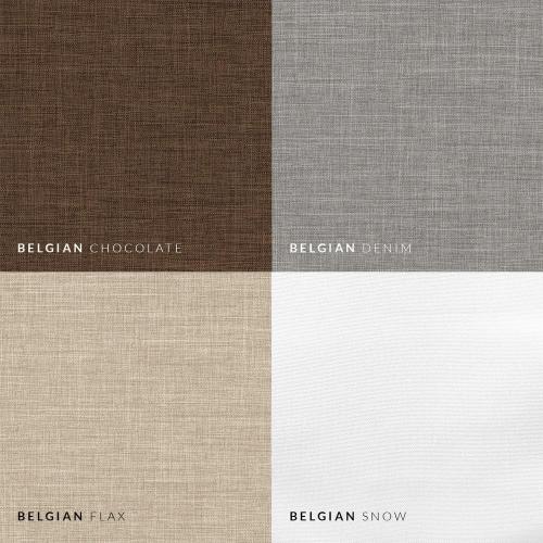 Belgian Flax Cordless Light Filtering Privacy Polyester Roman Shade 31 in. W x 72 in. L