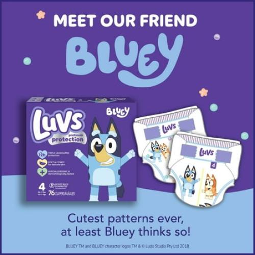 Luvs Platinum Protection Baby Diapers Size 1, 116 Count