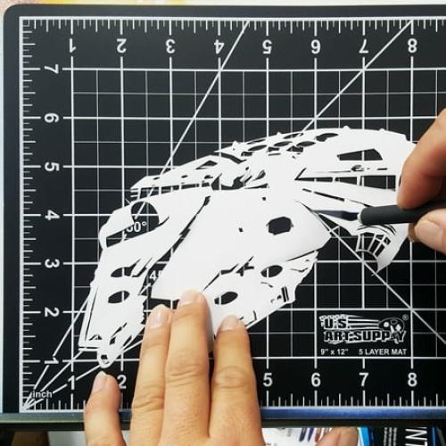 36 x 48 GREEN/BLACK Self Healing 5-Ply Double Sided Durable PVC Cutting Mat